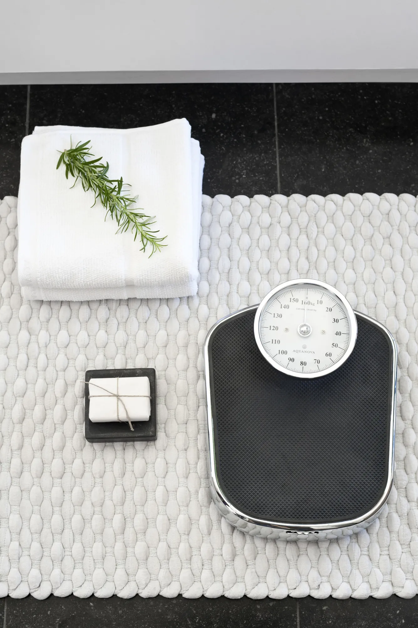 Aquanova Bath mat MAKS color Silver Gray-95