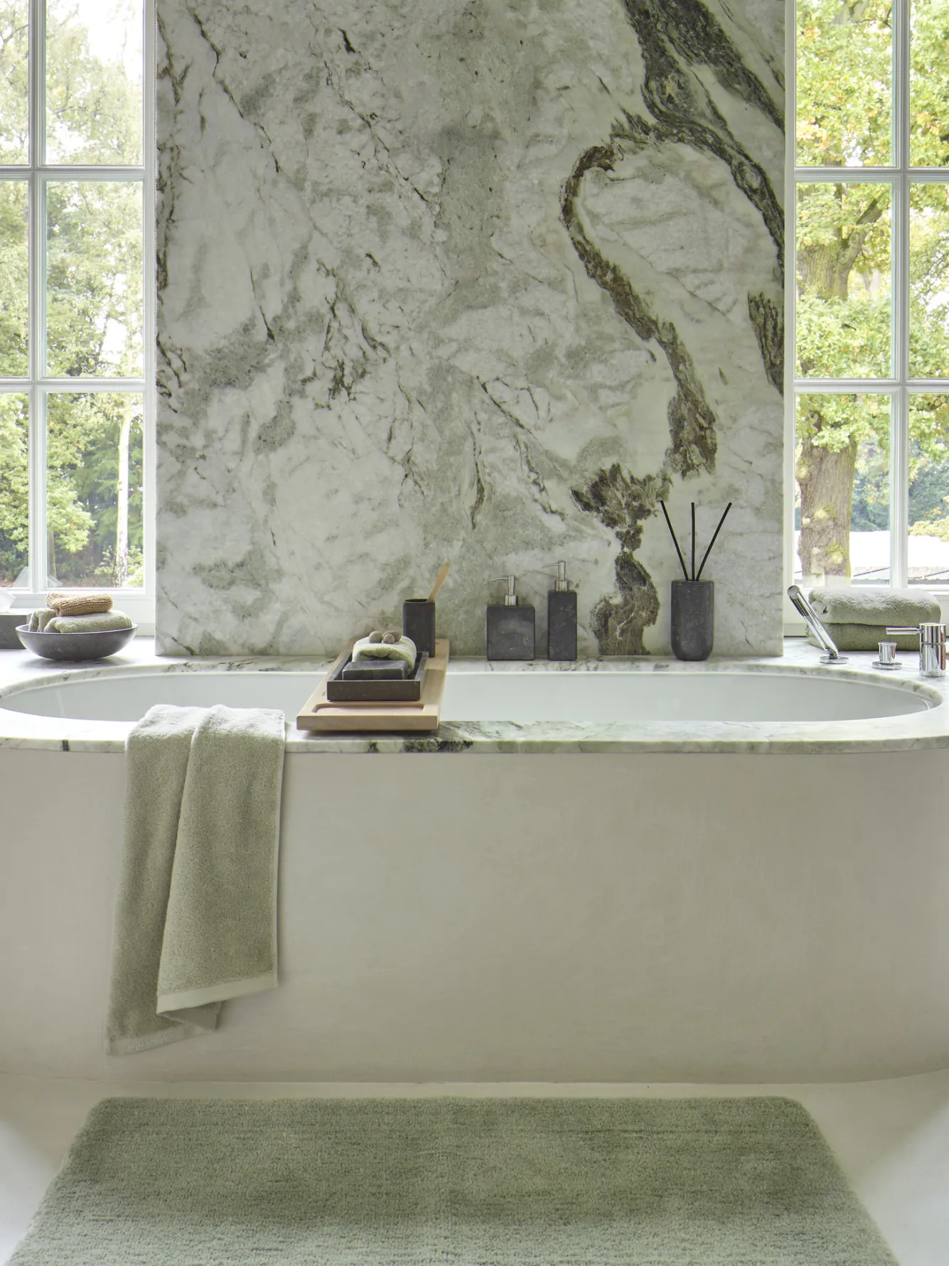 Aquanova Bath mat MAURO color Thyme (MAUBM-293)