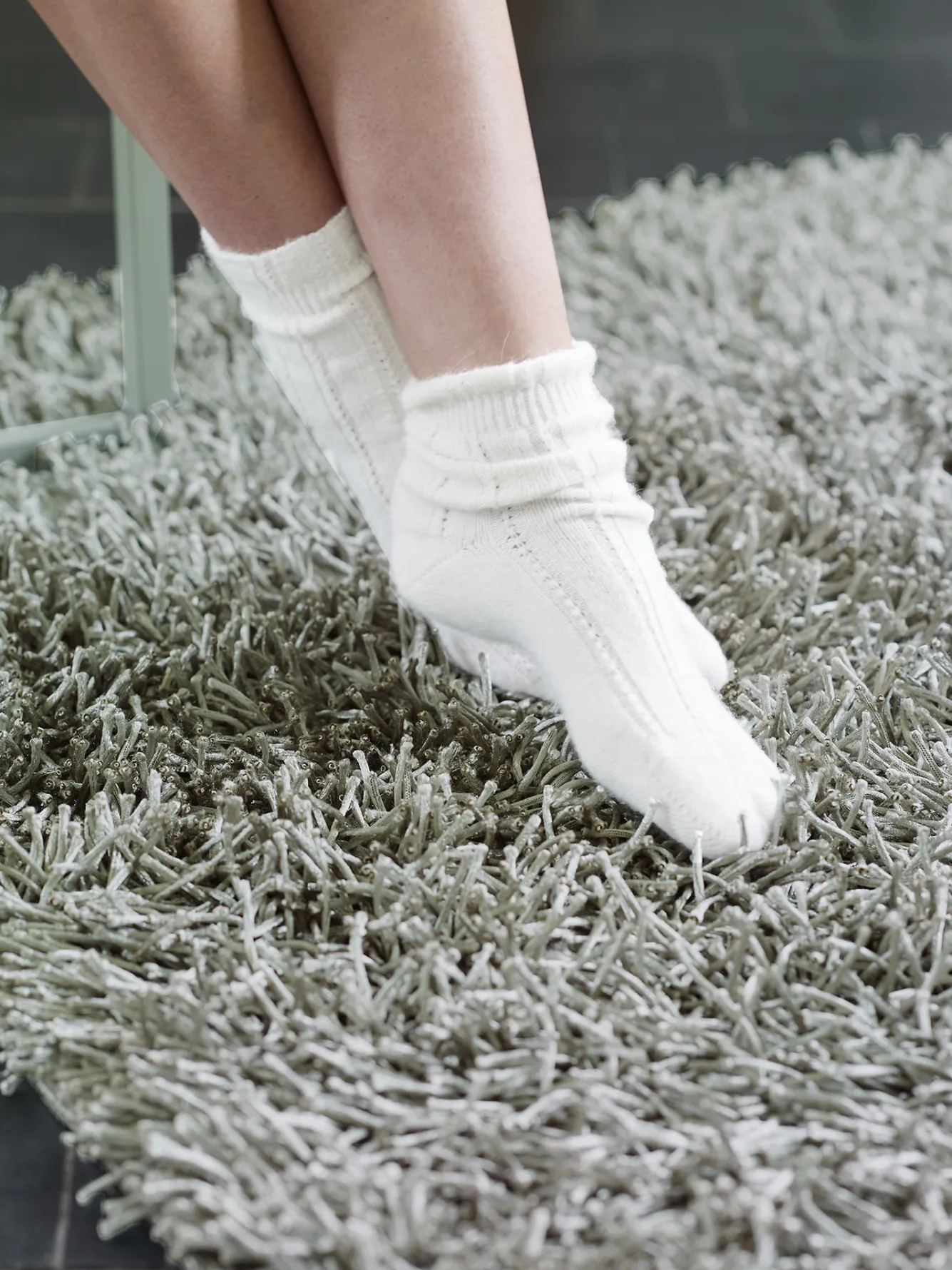 Aquanova Bath mat KEMEN Thyme-293, light green (KEMBM) with anti-slip