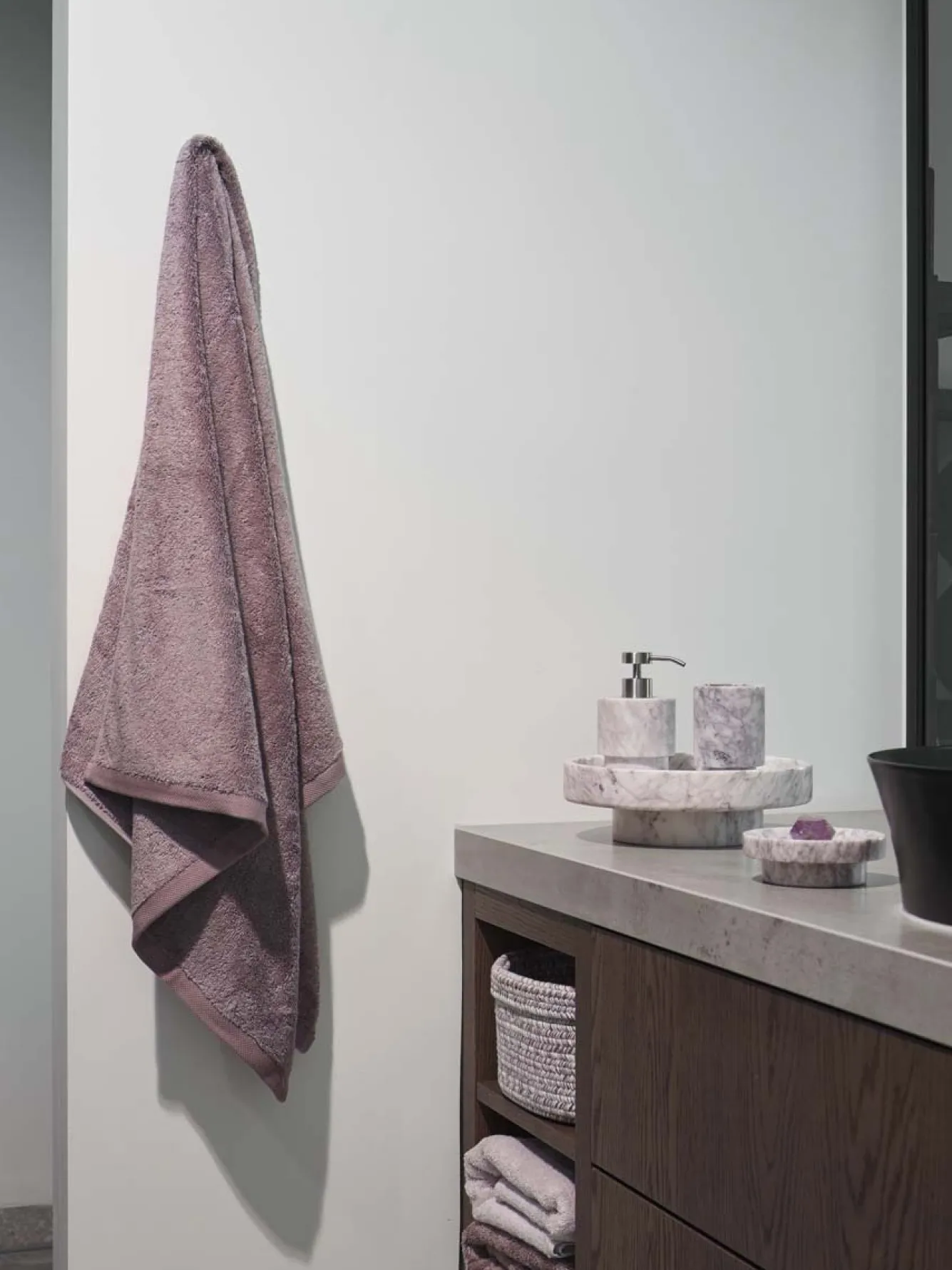 Aquanova Bath textiles LONDON color Prunus-892