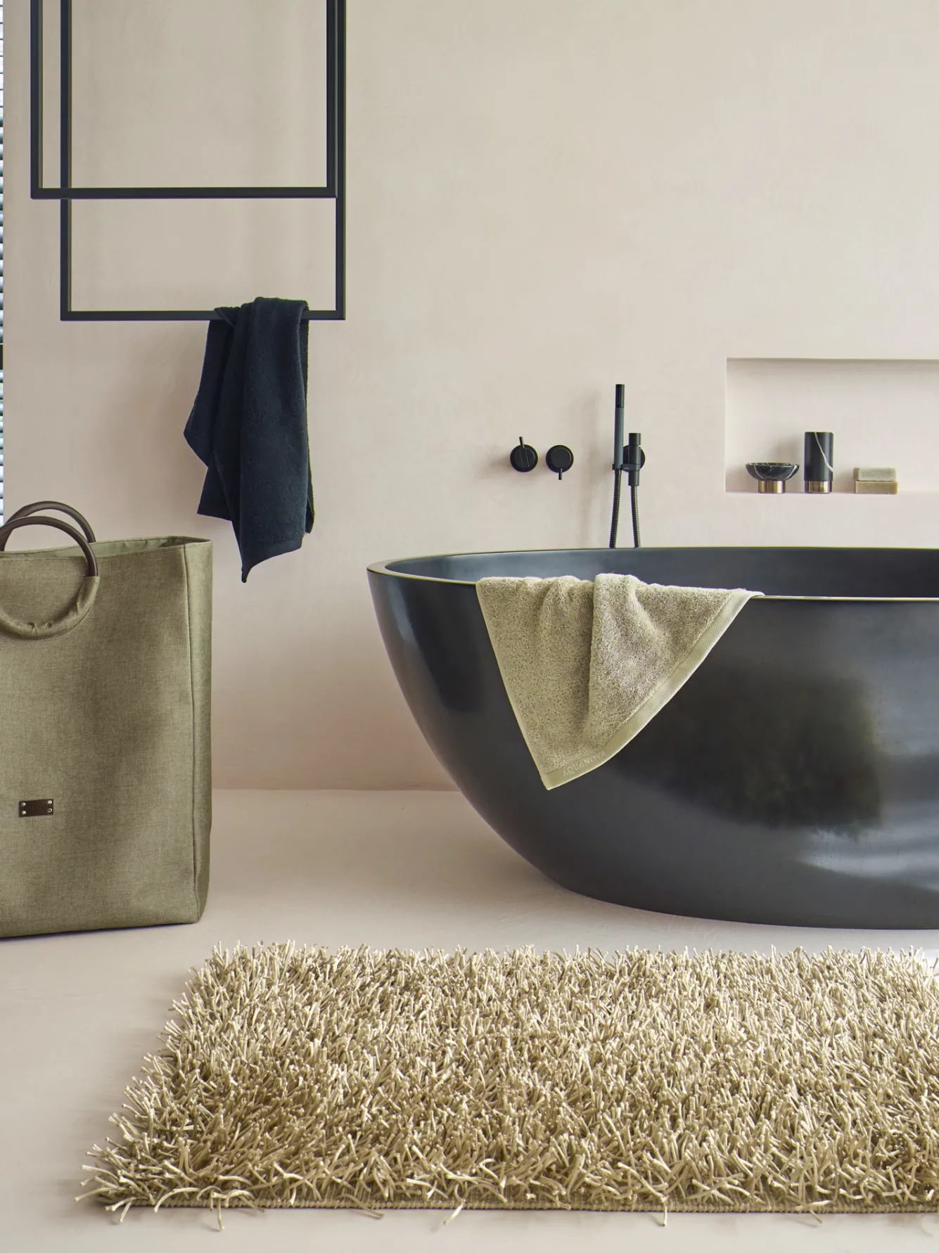 Aquanova Bath textiles LONDON color Hemp-512