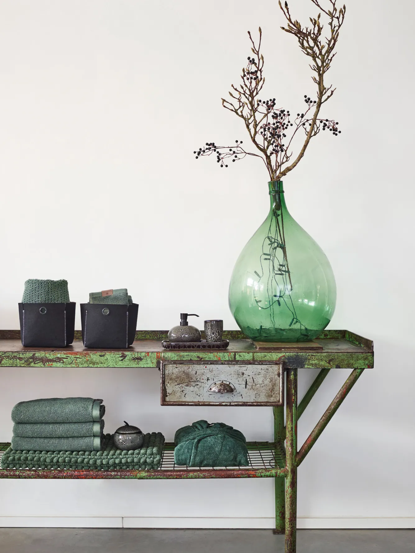Aquanova Bath textiles OSLO color Willow, green (OSLTW-116)