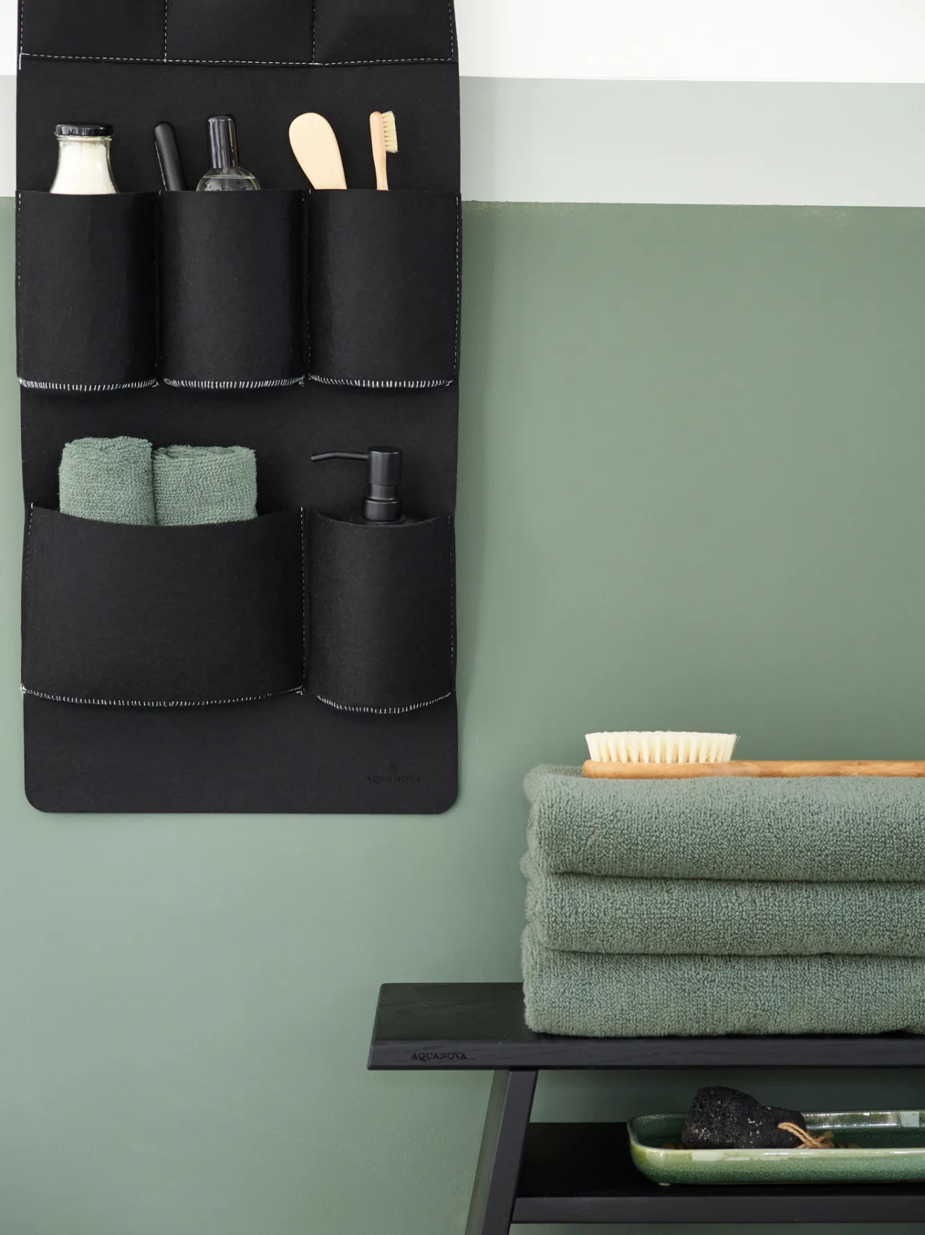 Aquanova Bath textiles OSLO color Willow, green (OSLTW-116)