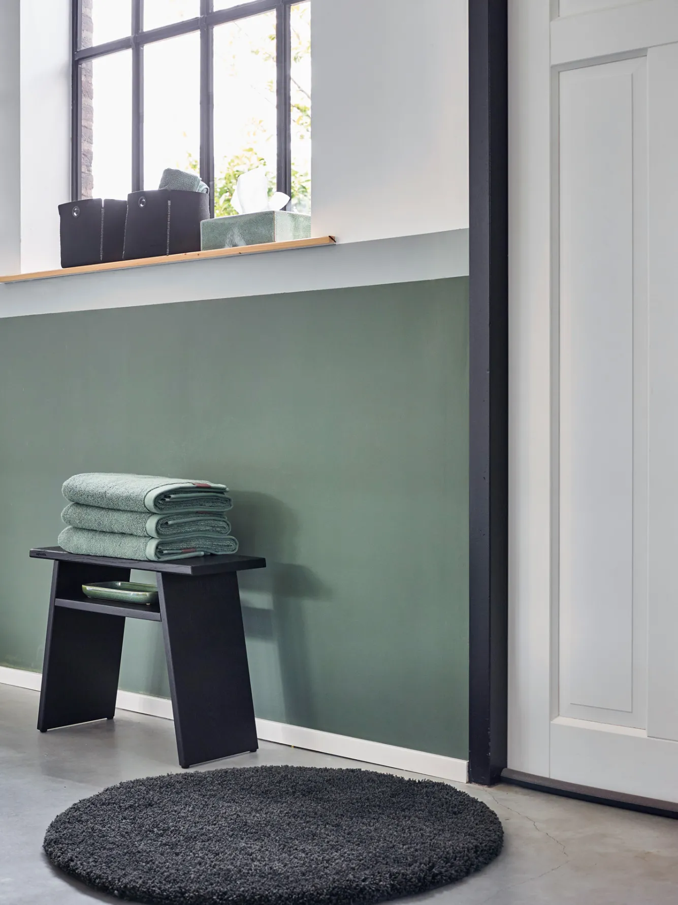 Aquanova Bath textiles OSLO color Willow, green (OSLTW-116)