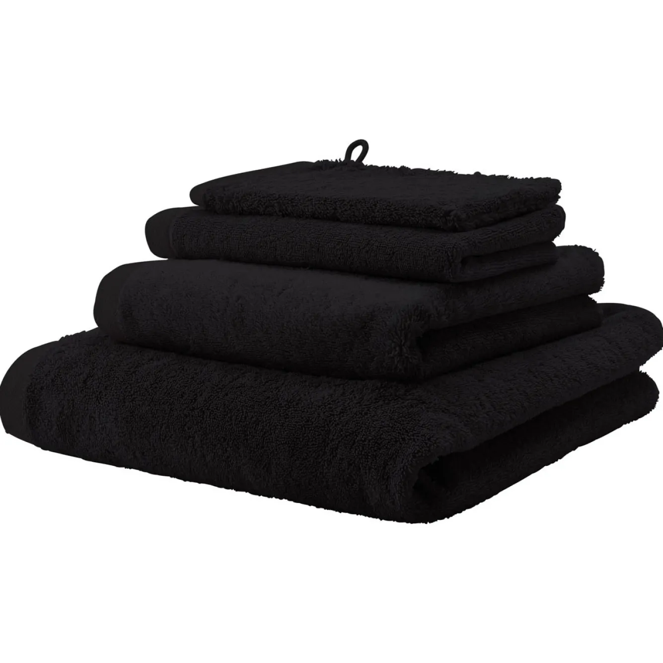 Aquanova Bath towel 70x130 cm LONDON color Black-09 (set/3)