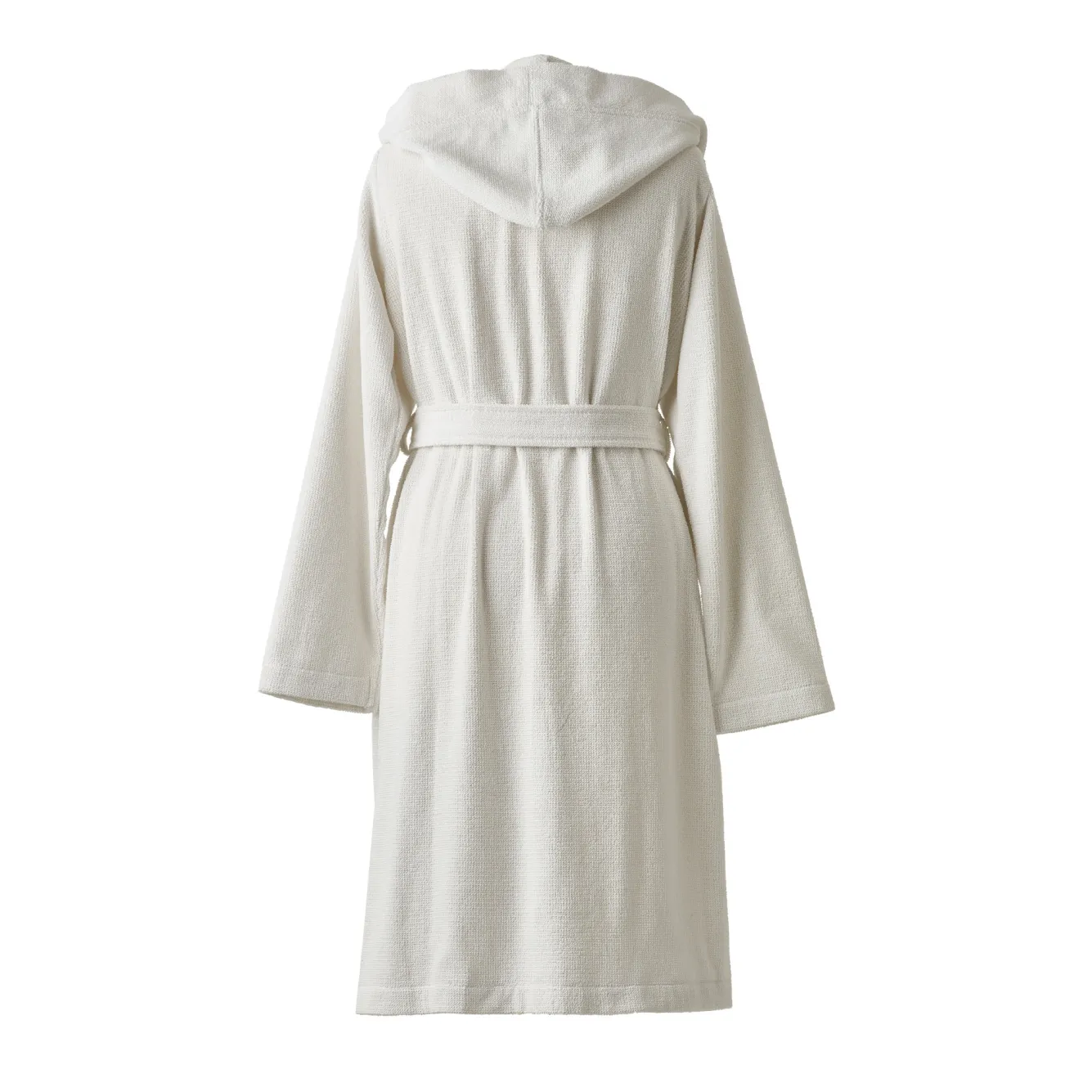 Aquanova Bathrobe with hood OSLO color Cloud (white) Size XL