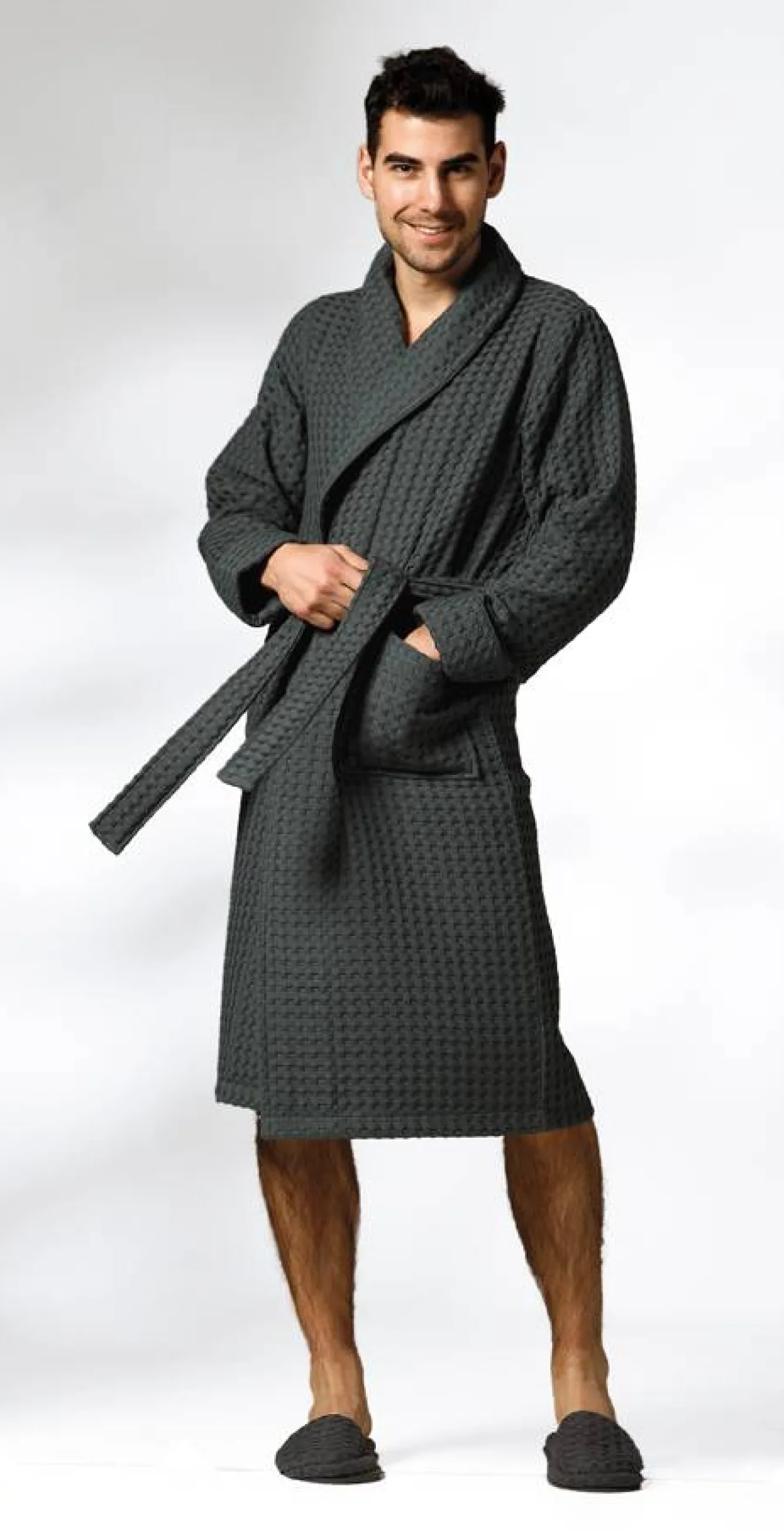 Aquanova Bathrobe Viggo Dark Gray-98, dark gray (VIGBG)