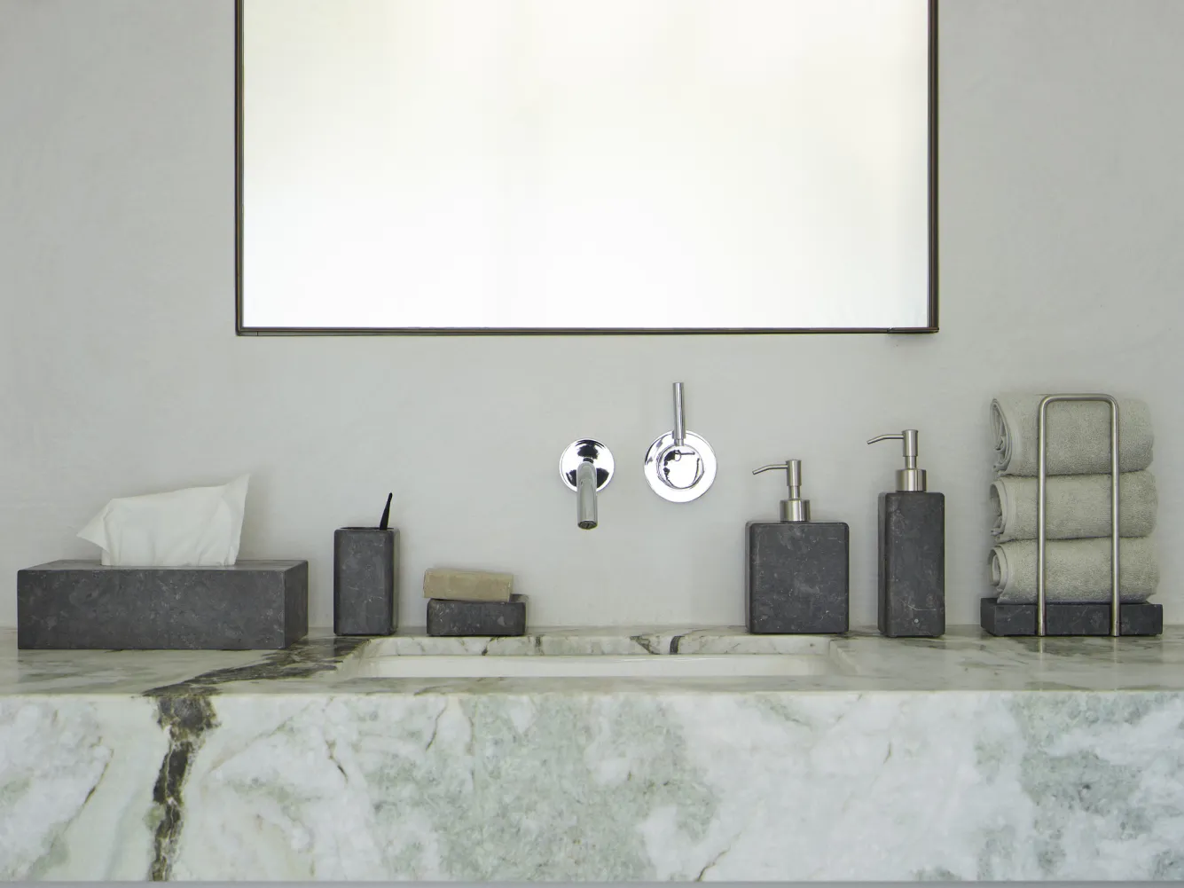 Aquanova Bowl with lid HAMMAM Dark Gray (HAMSHM-98)