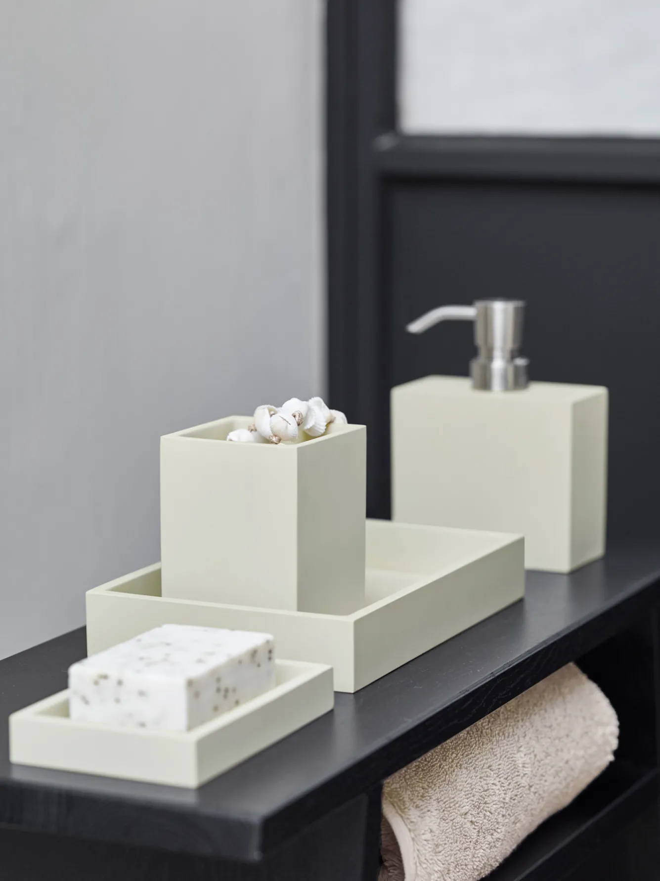 Aquanova Cup / toothbrush holder MOON Linen-16 (MOOTUM-16)