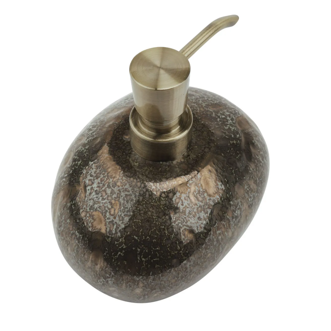 Aquanova Giftbox Ugo soap dispenser Vintage Bronze  Paris soap Agrumes (GIFTUGODIS854-AGR)