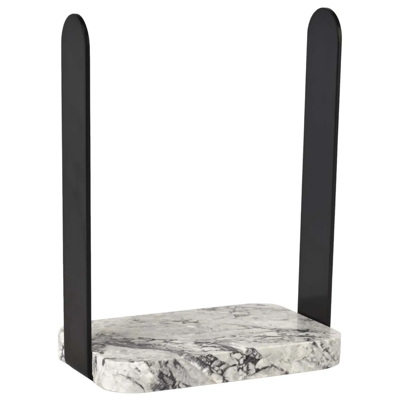 Aquanova Guest towel holder NERO color Alba (grey)