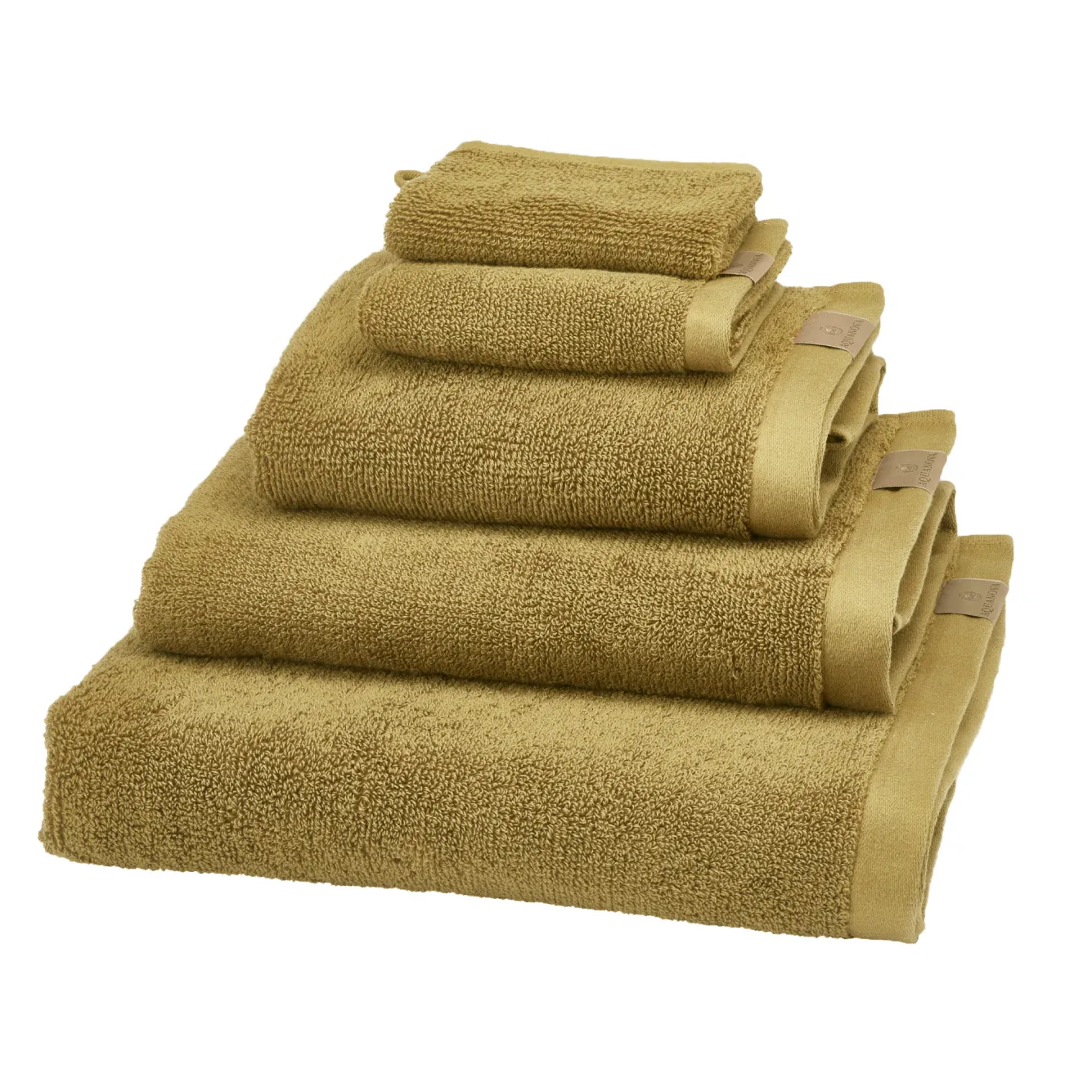 Aquanova Package deal 10: set/6 washcloths OSLO color Mustard-721