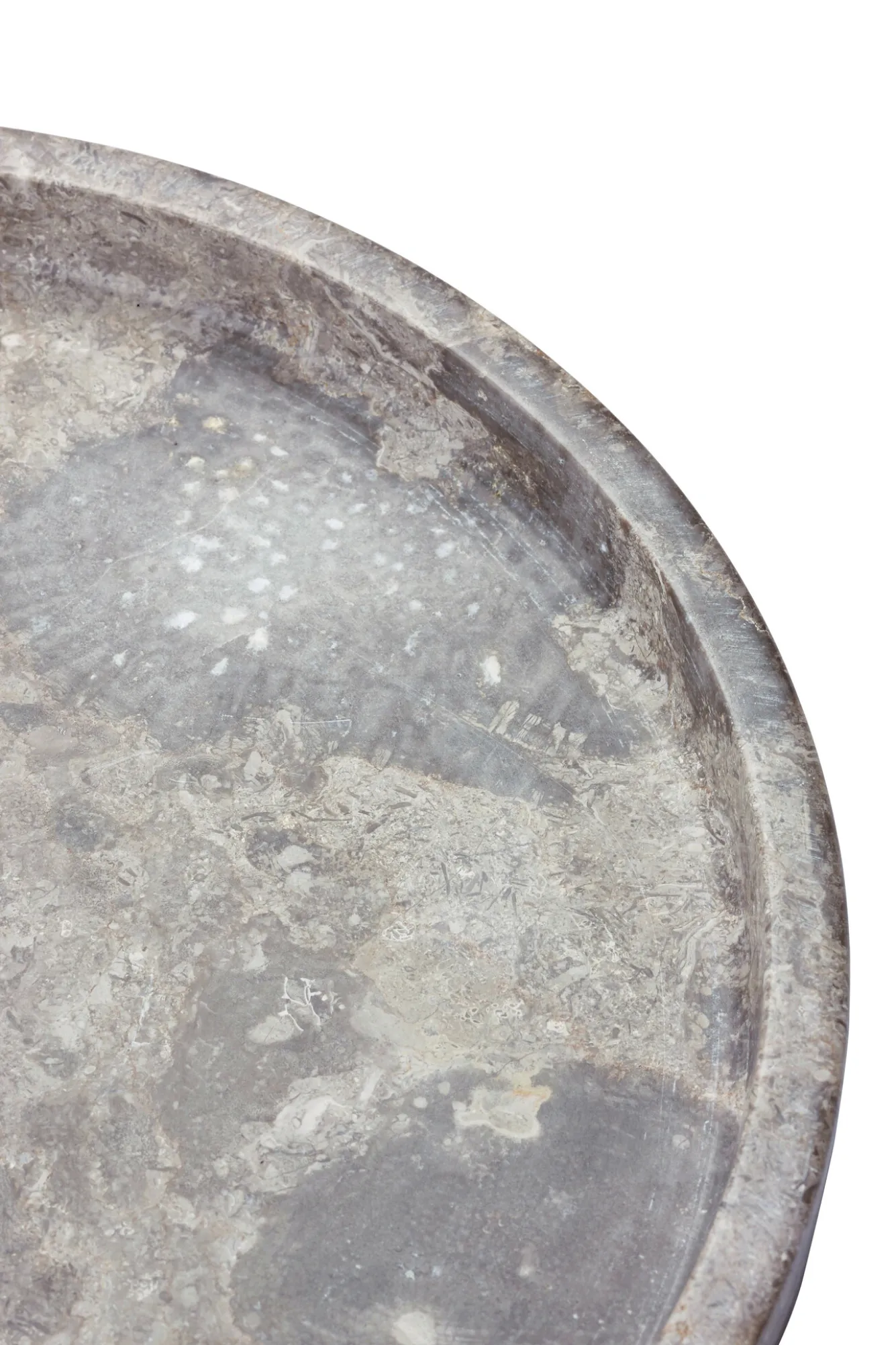 Aquanova Round tray / bowl CONOR color Greige, (gray / beige)