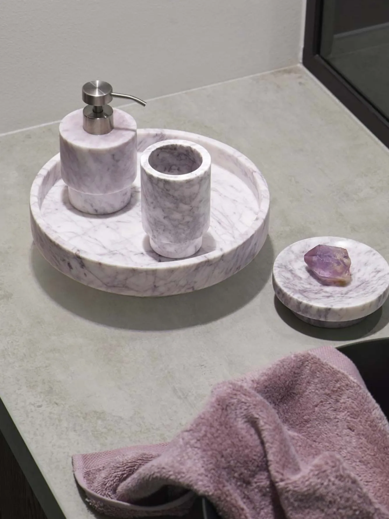 Aquanova Soap dish PORTO color Prunus-892