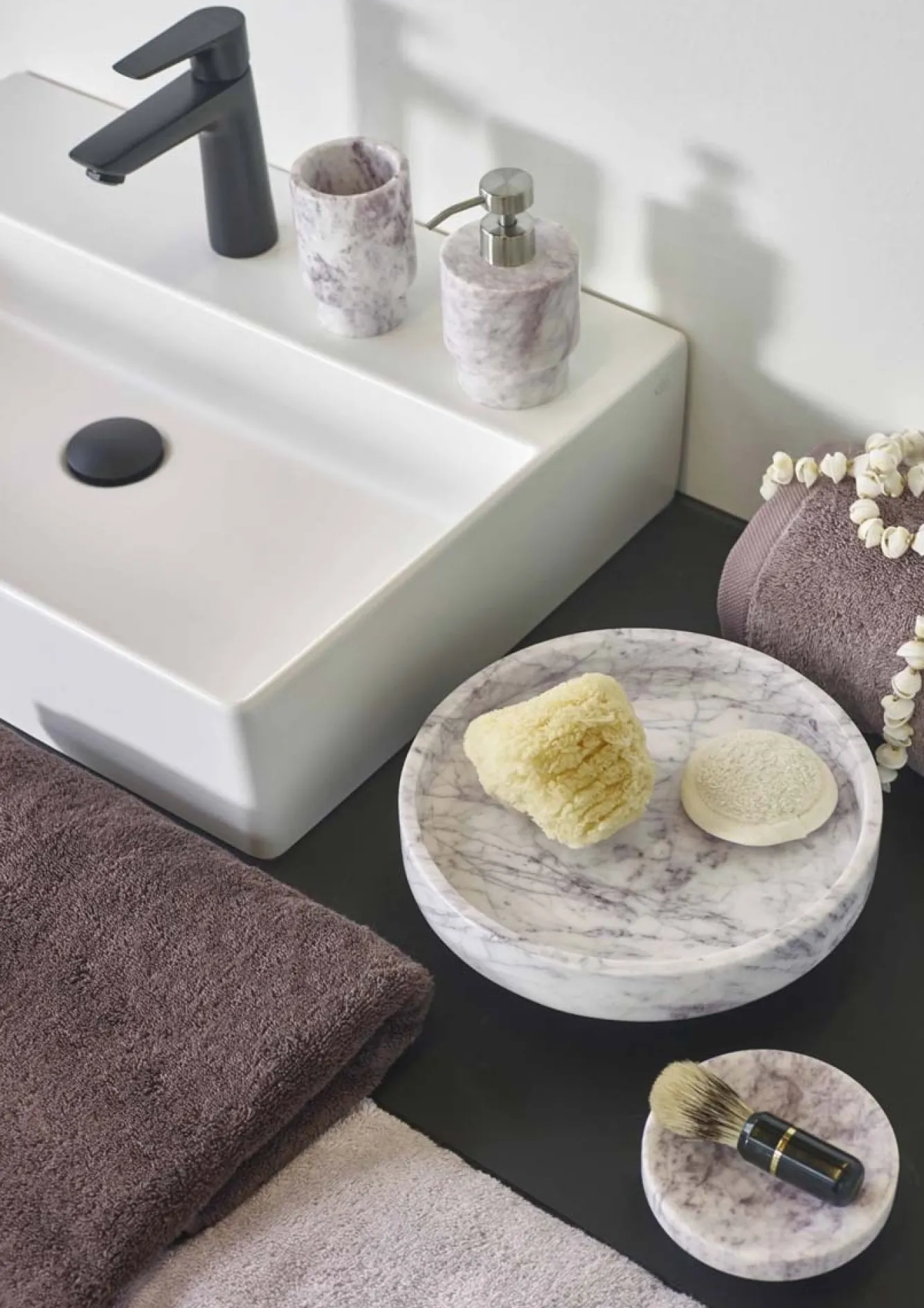 Aquanova Soap dish PORTO color Prunus-892