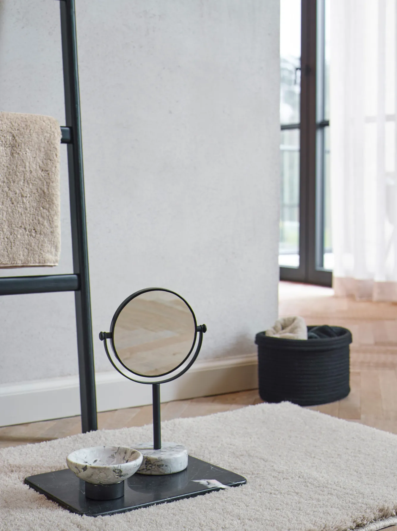 Aquanova Soap dish NERO color Alba (grey)