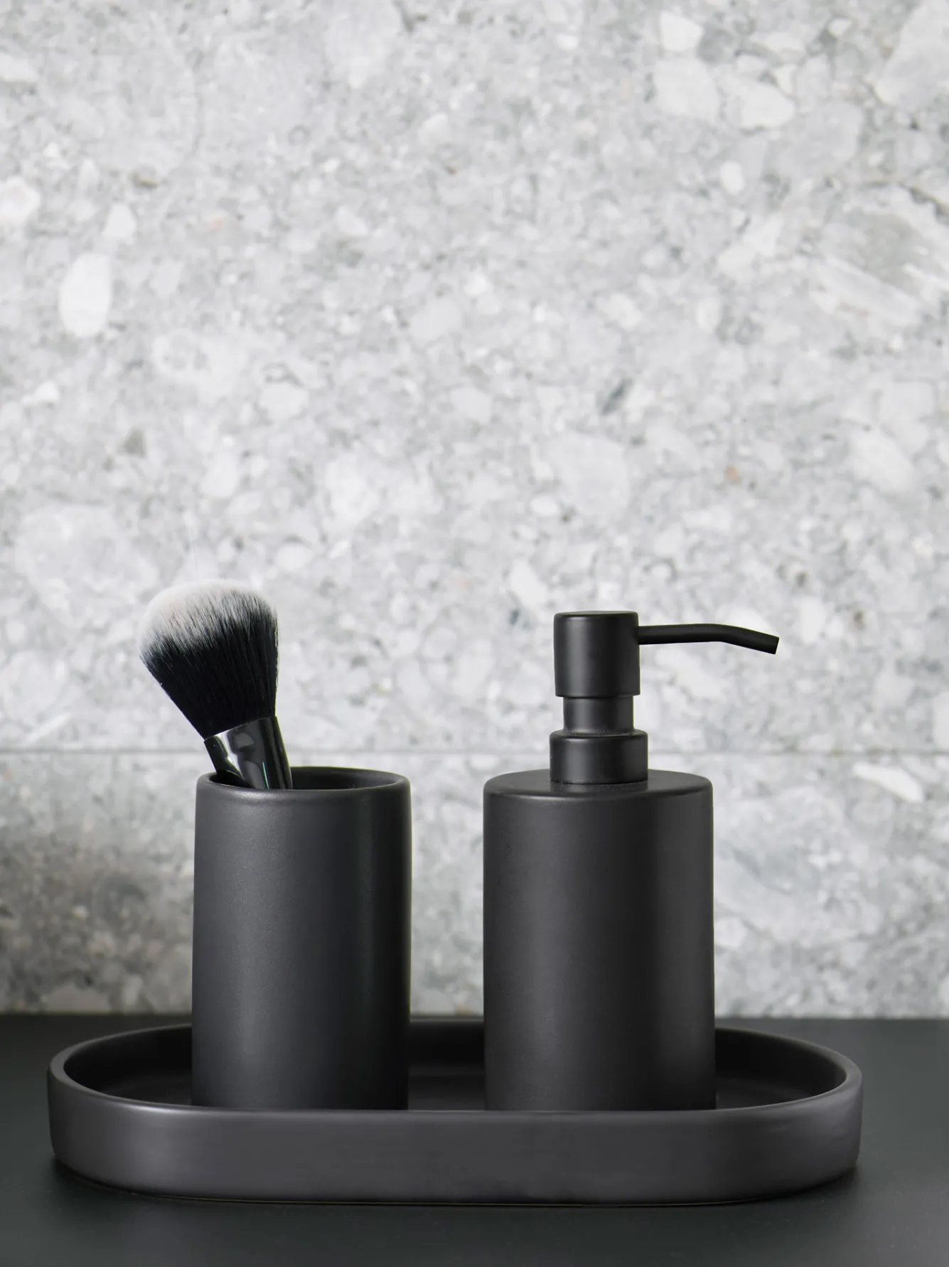 Aquanova Soap dish FORTE color Black (FORSDI-09)
