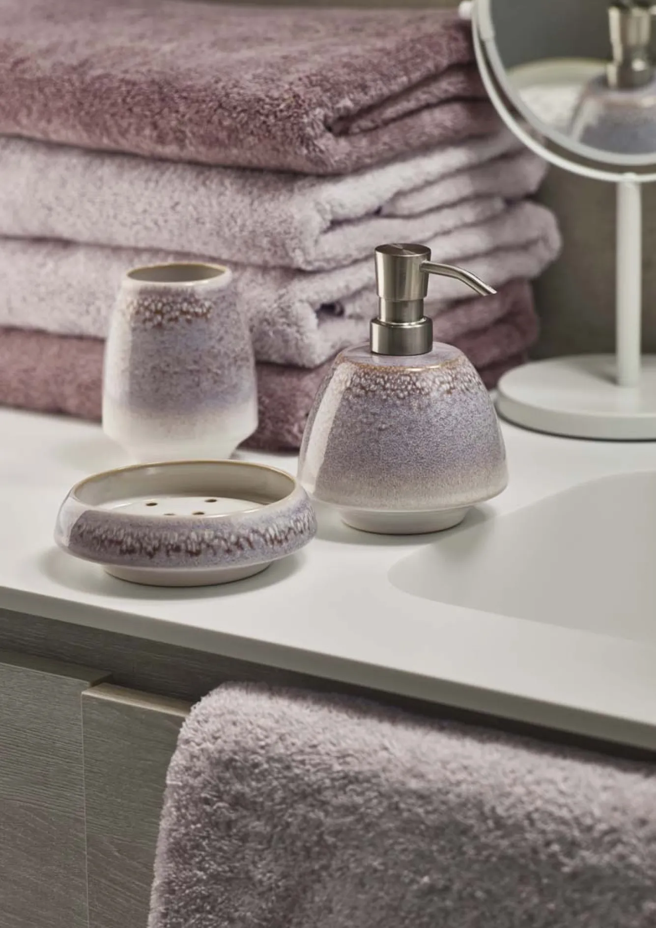 Aquanova Soap dish FIGO color Malva-883