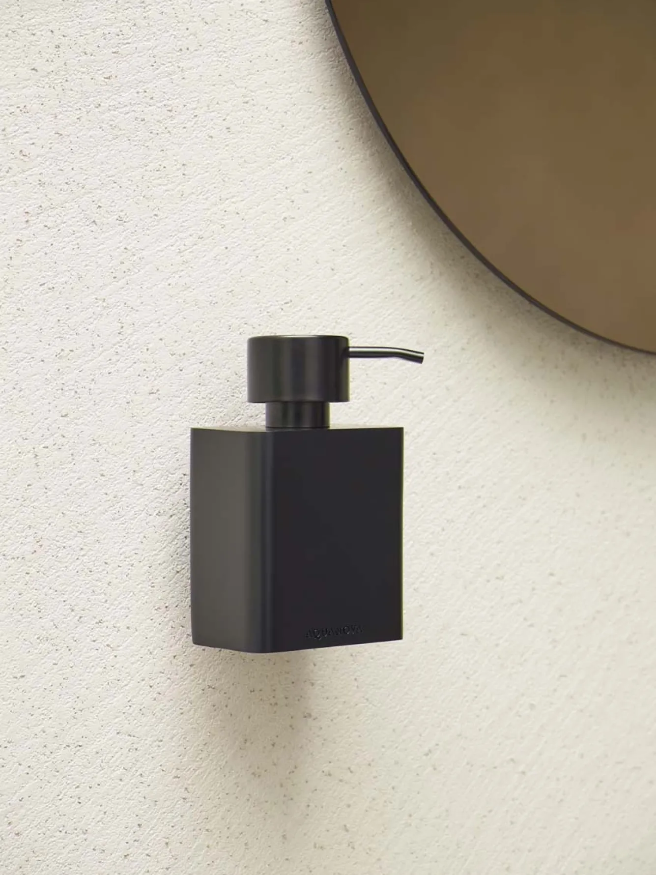 Aquanova Soap dispenser wall KHANA color Black-09