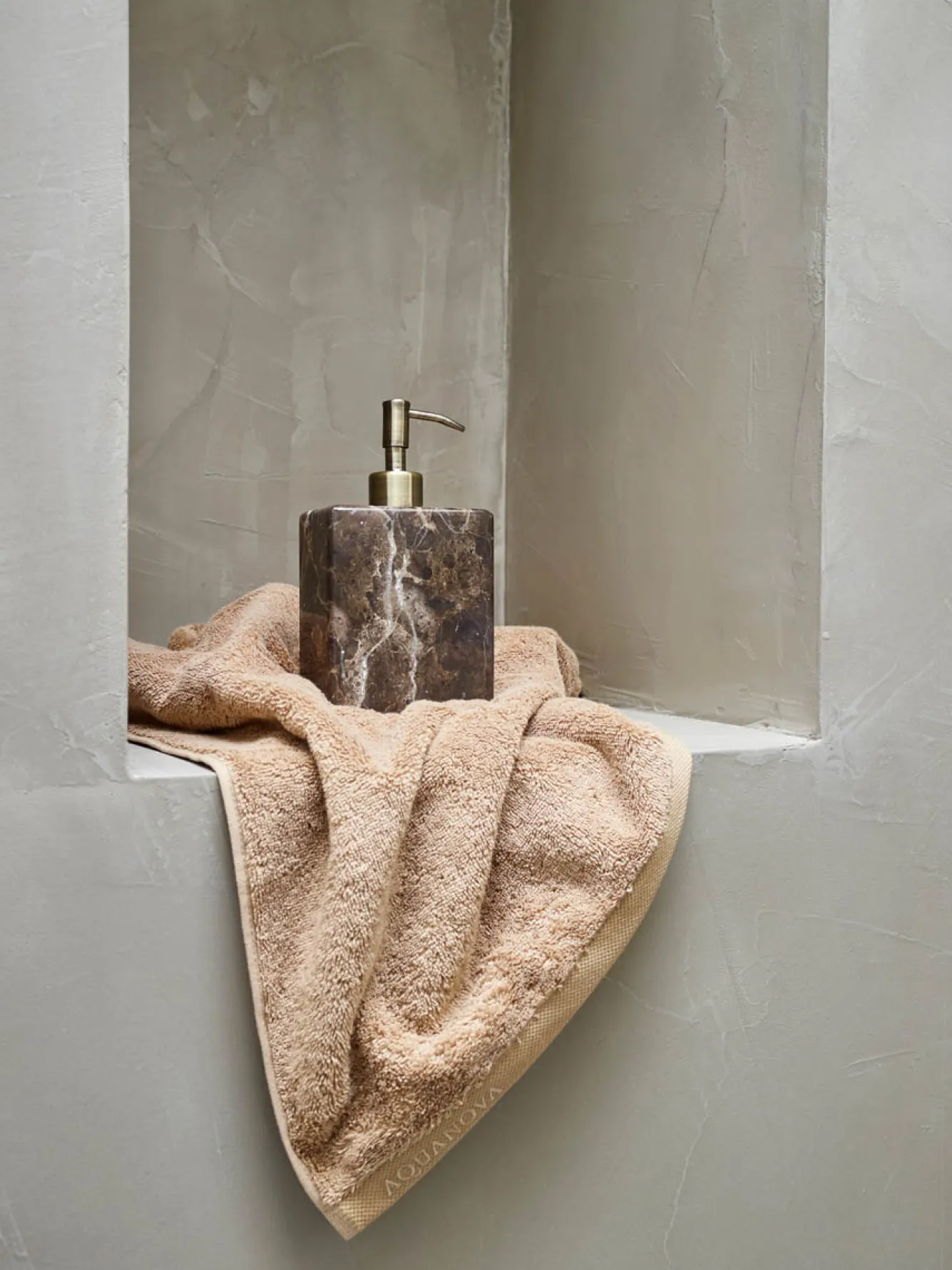 Aquanova Soap dispenser HAMMAM Brown (HAMDIM-01)
