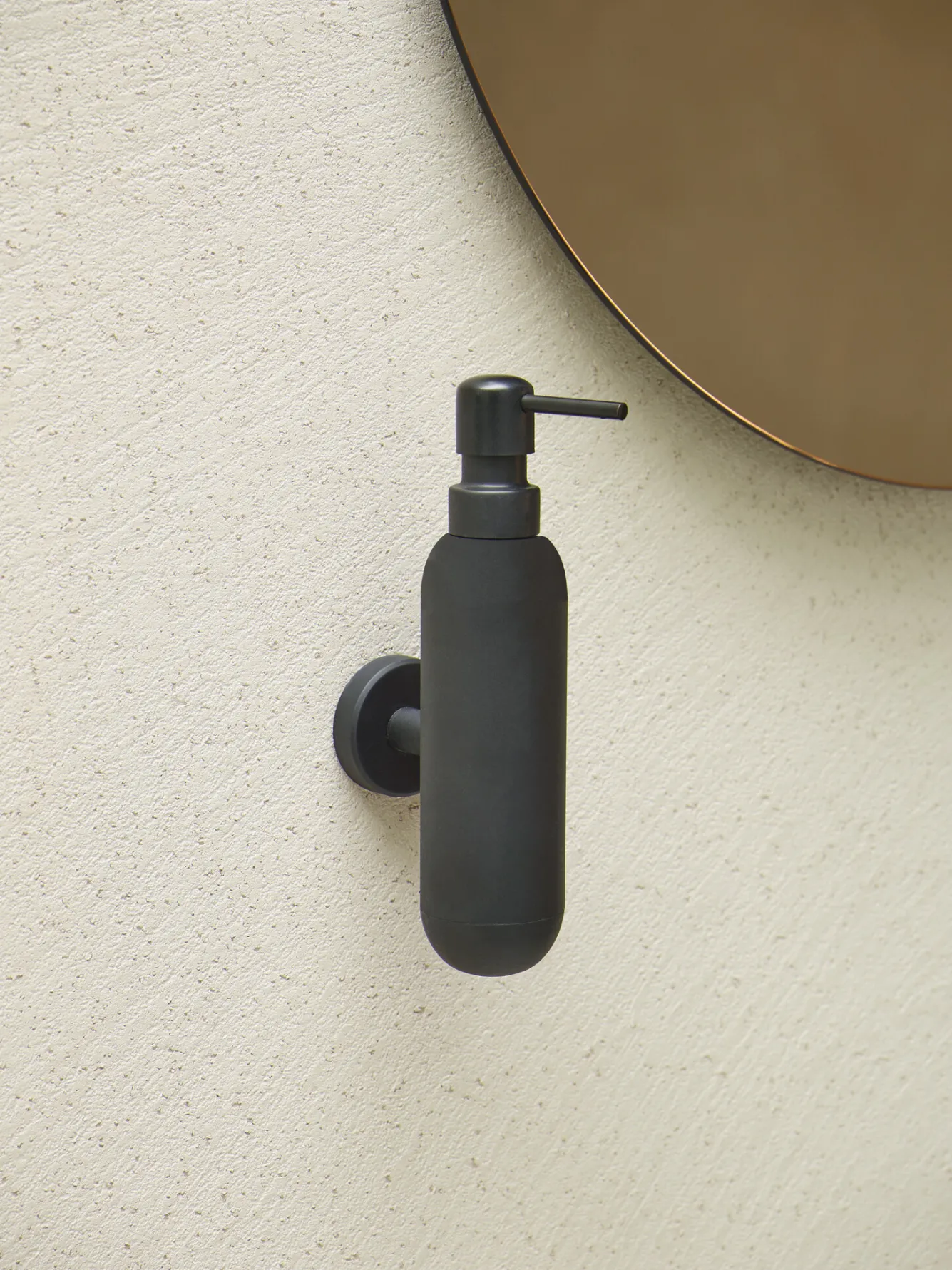 Aquanova Soap dispenser wall STEN color Black-09 (black)