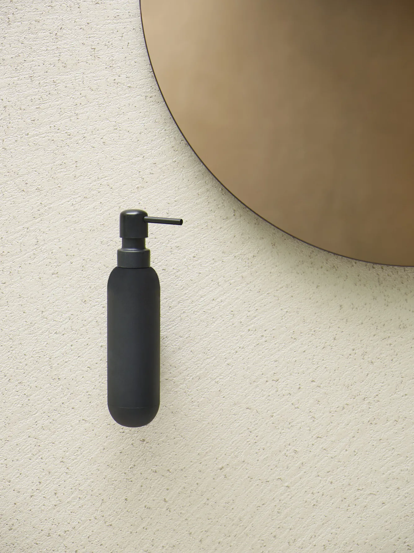 Aquanova Soap dispenser wall STEN color Black-09 (black)