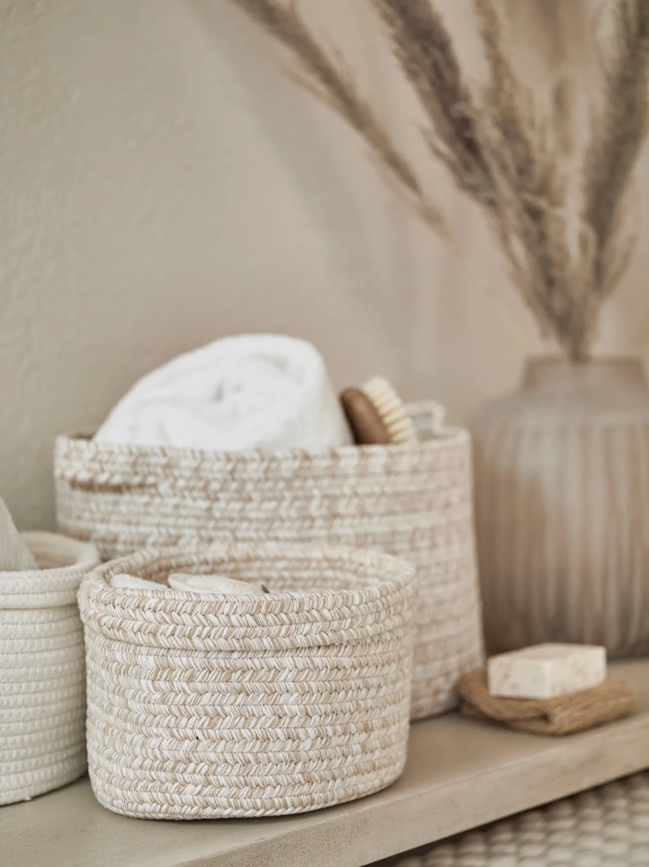 Aquanova Storage basket RENA color Birch-806 (Small)
