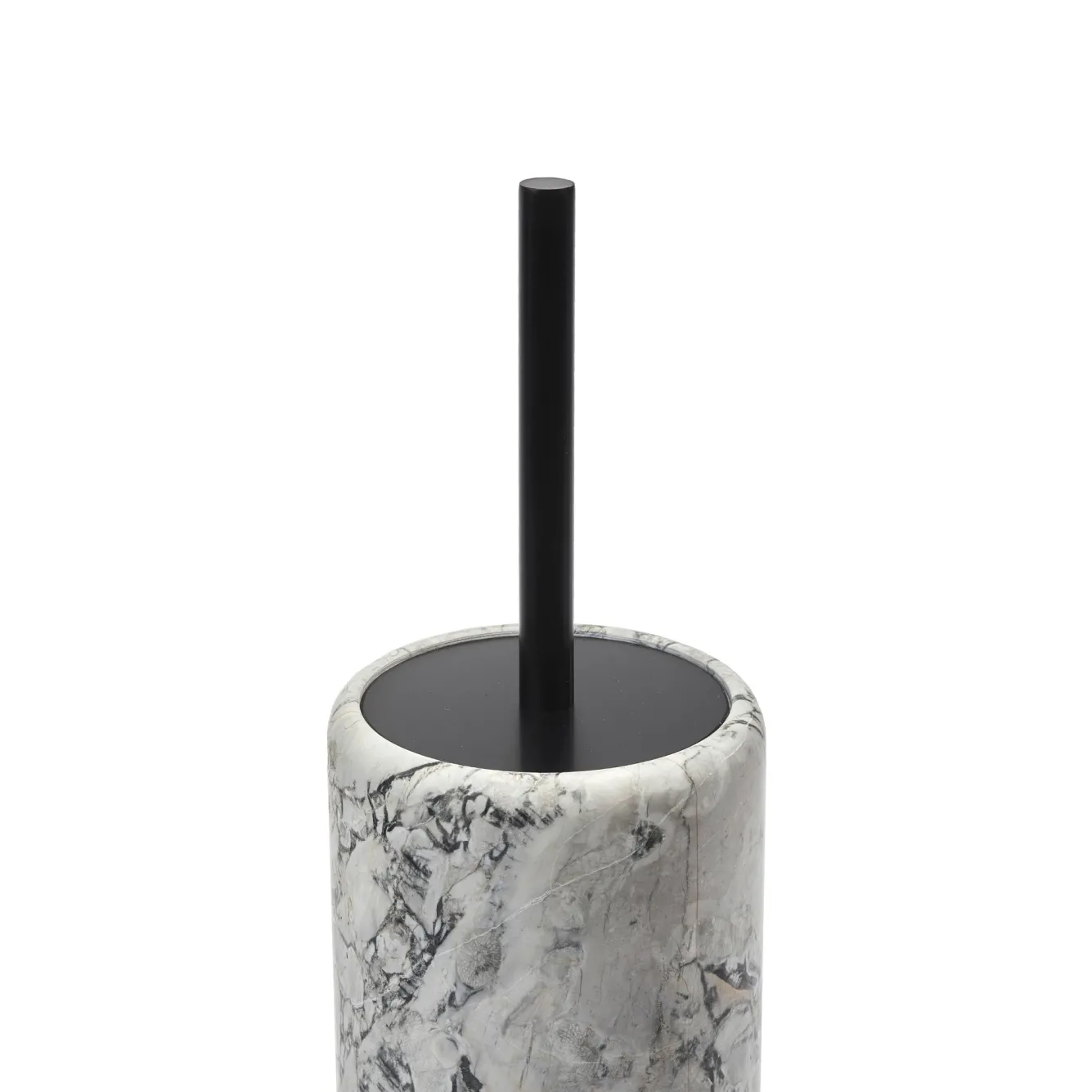 Aquanova Toilet brush holder NERO color Alba (gray)