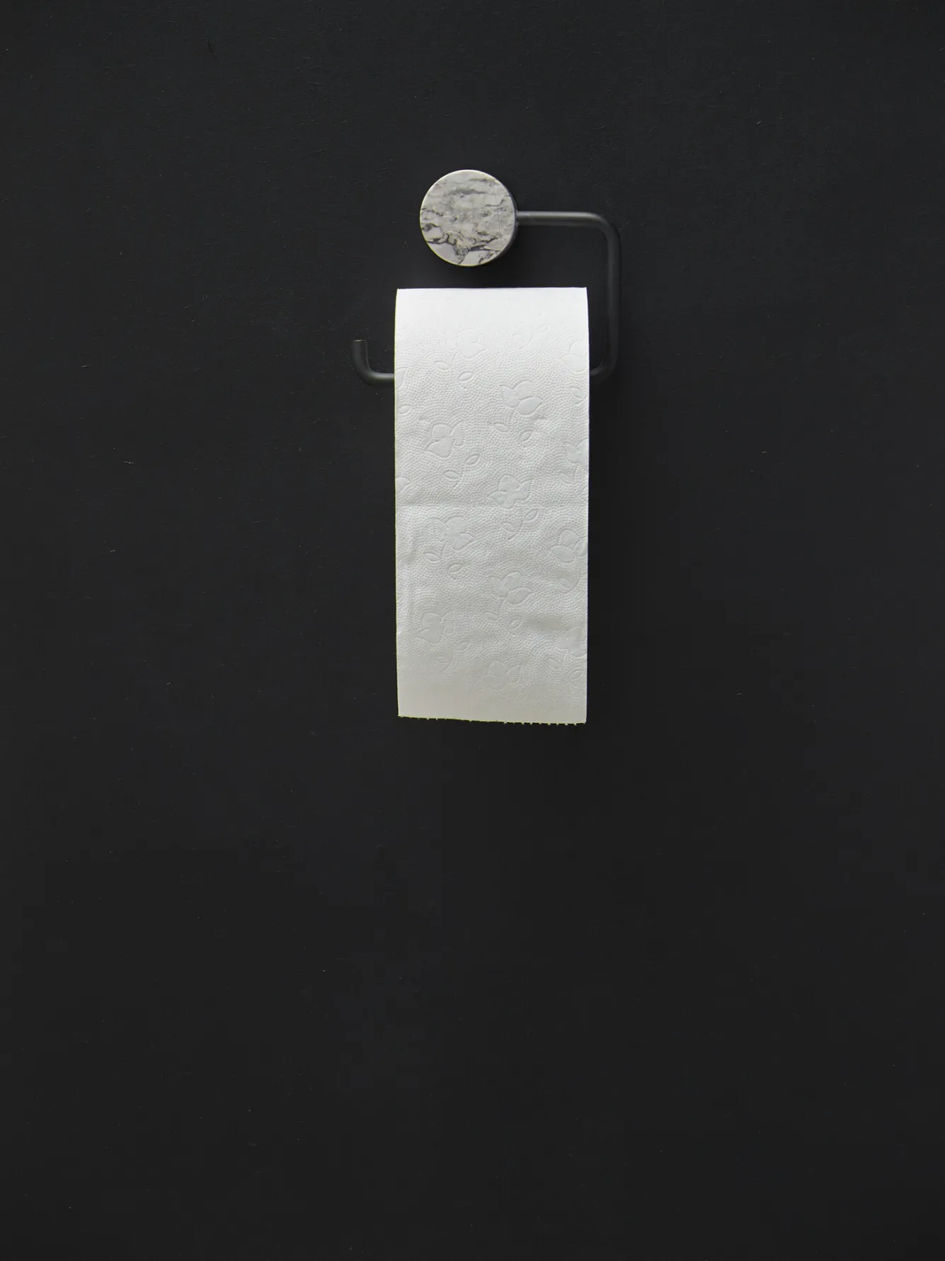 Aquanova Toilet roll holder NERO color Alba (gray)