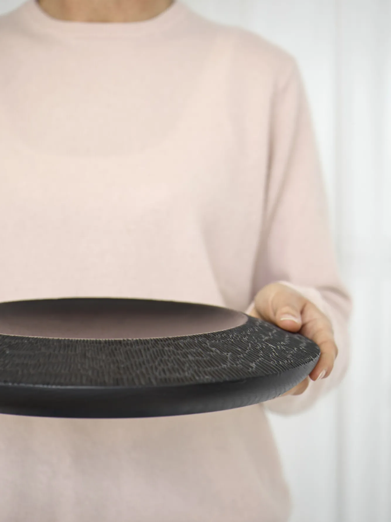 Aquanova Tray / Bowl BRYN color Black (black) height 5 cm