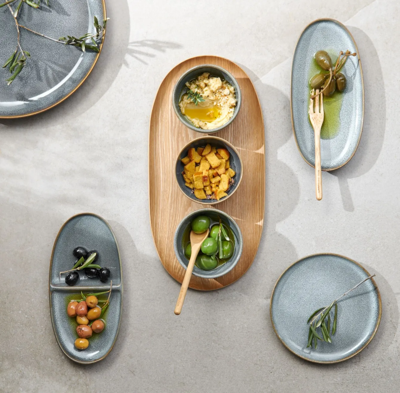 ASA Selection SAISONS serving bowl 20 cm color Denim (blue)