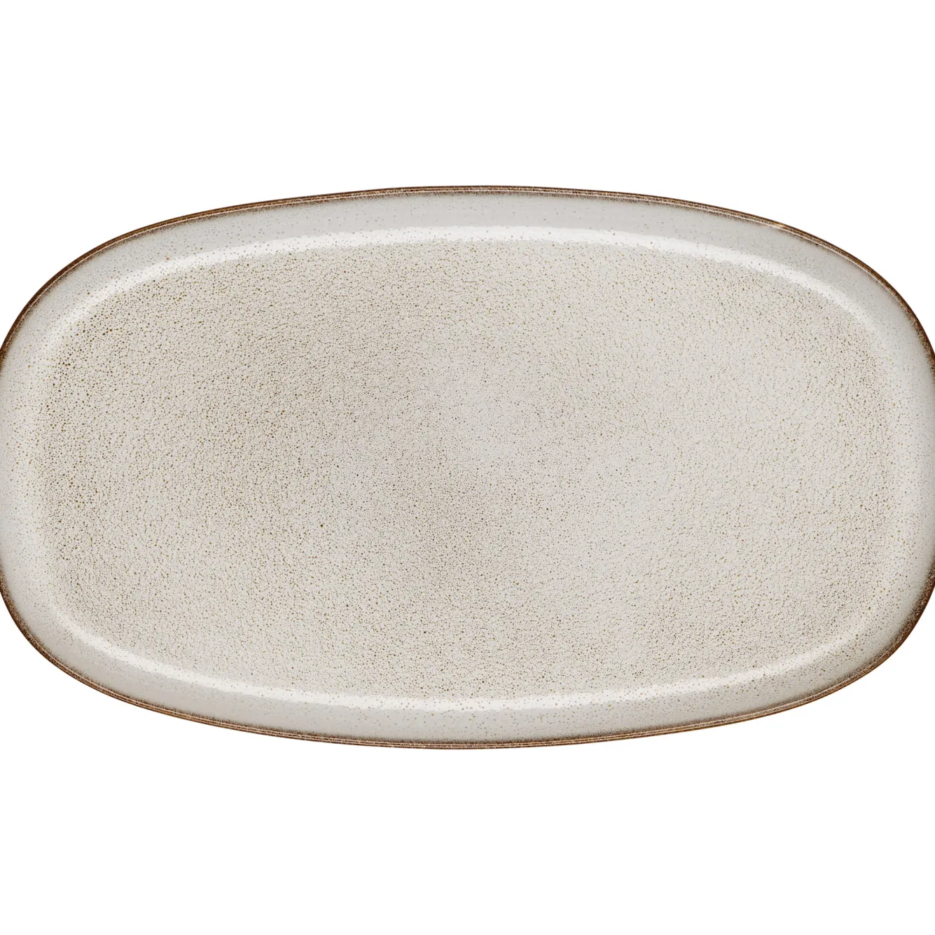 ASA Selection SAISONS flat plate oval 31 cm color Sand (beige)