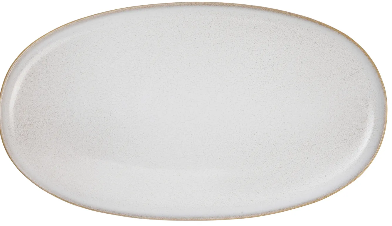 ASA Selection SAISONS flat plate oval 29 cm color Sand (beige)