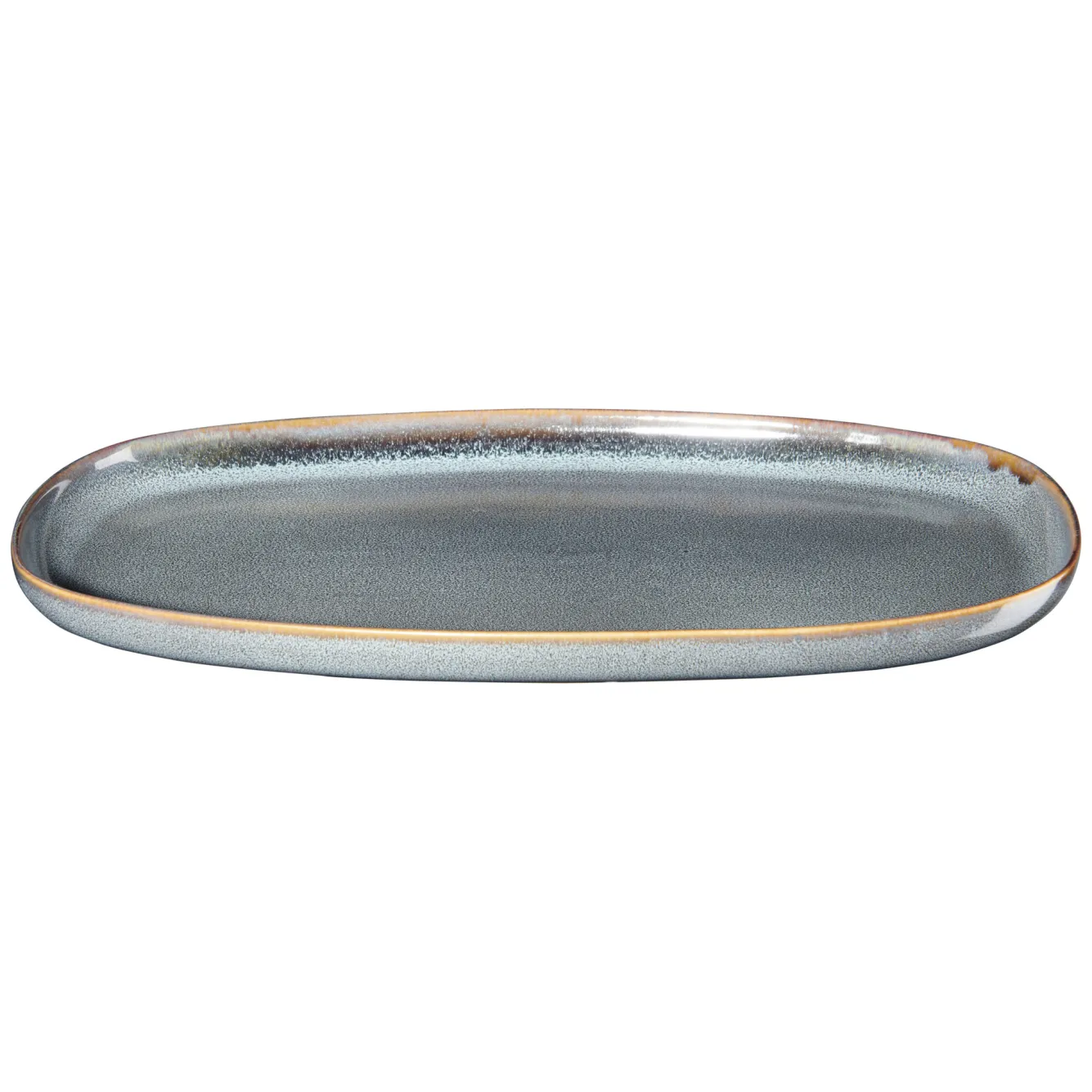 ASA Selection SAISONS flat plate oval 31 cm color Denim (blue)