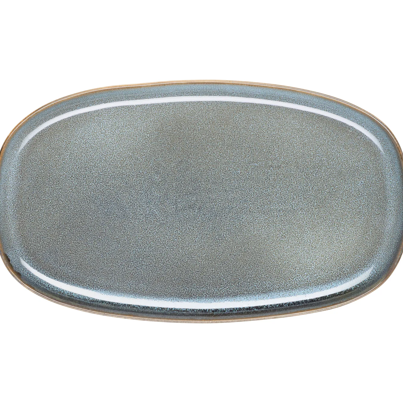 ASA Selection SAISONS flat plate oval 31 cm color Denim (blue)