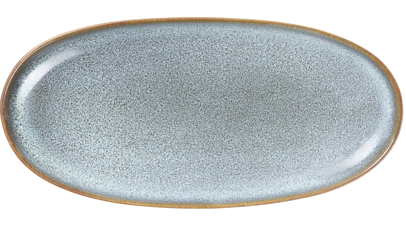 ASA Selection SAISONS flat plate oval 20 cm color Denim (blue)