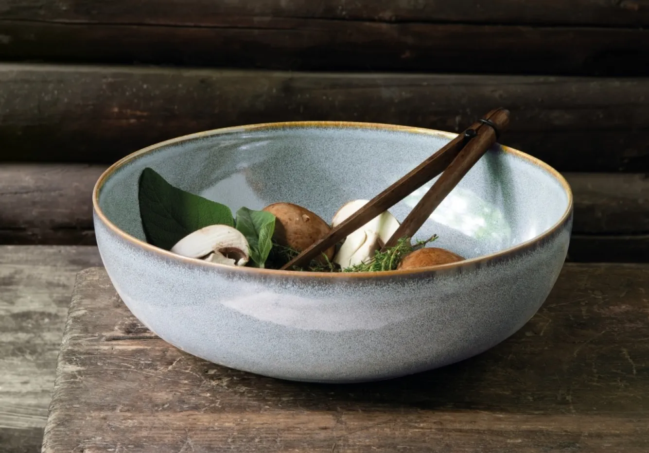 ASA Selection SAISONS bowl / serving bowl 30 cm color Denim (blue)