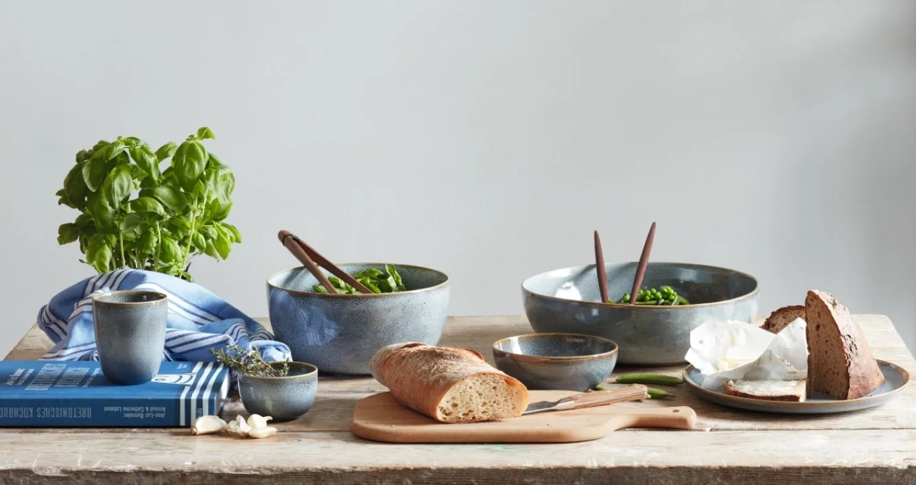 ASA Selection SAISONS bowl / serving bowl 30 cm color Denim (blue)