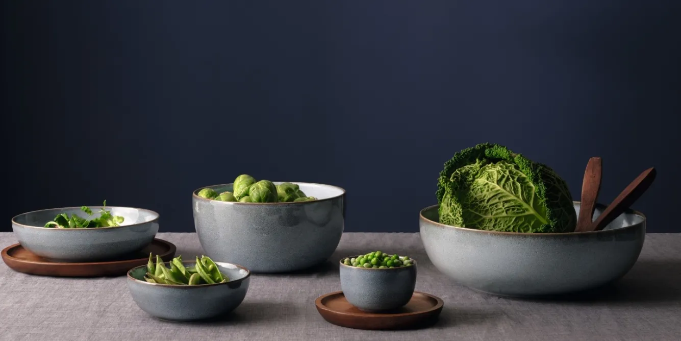 ASA Selection SAISONS bowl / serving bowl 30 cm color Denim (blue)