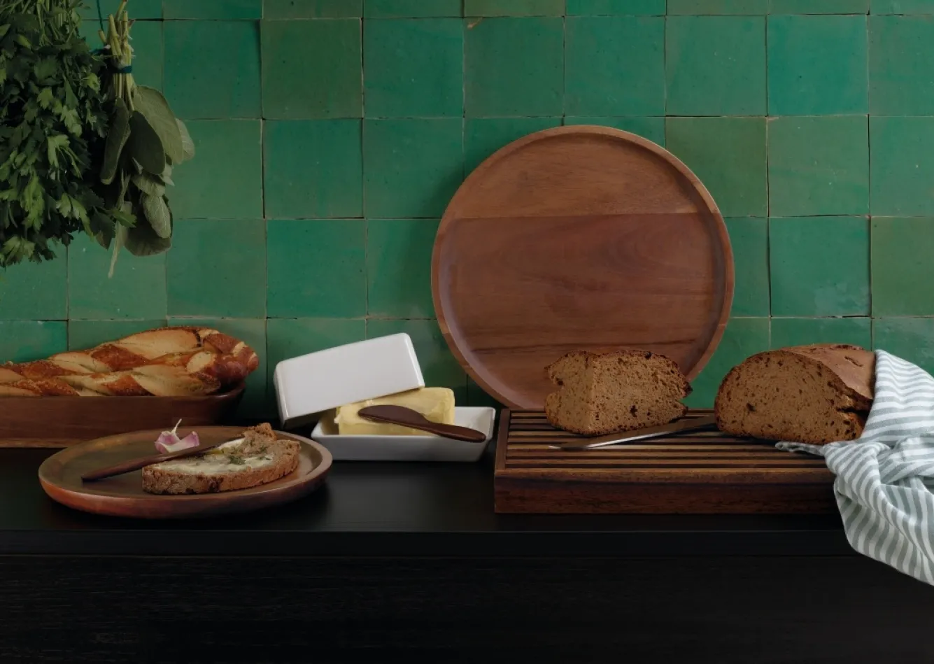 ASA Selection WOOD Dark wooden plate 25 cm