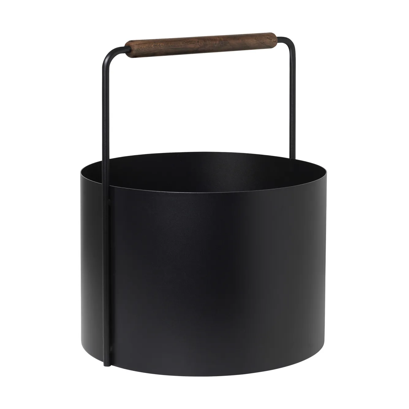 Blomus ASHI firewood basket medium (brown oak) 66165