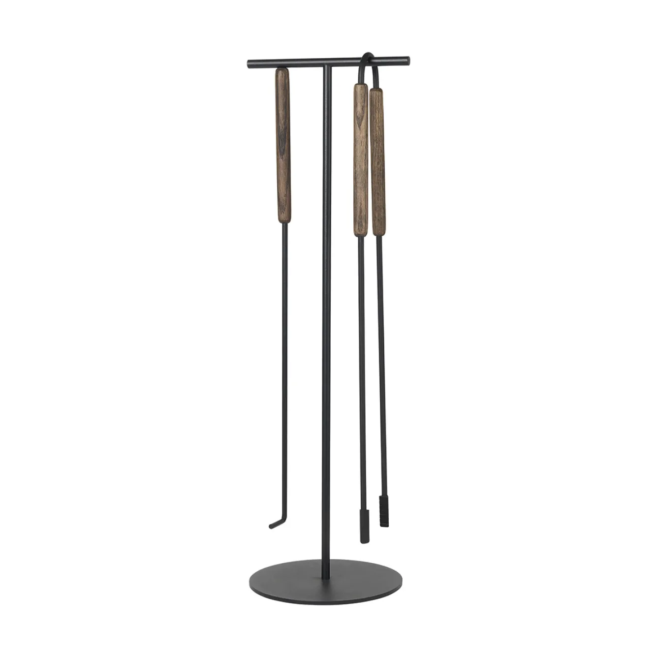 Blomus ASHI 3-piece standing fireplace set (brown oak) 66157