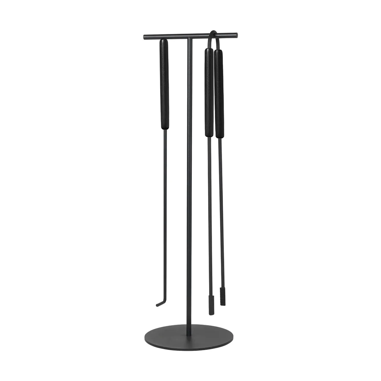 Blomus ASHI 3-piece standing fireplace set (black oak) 66156