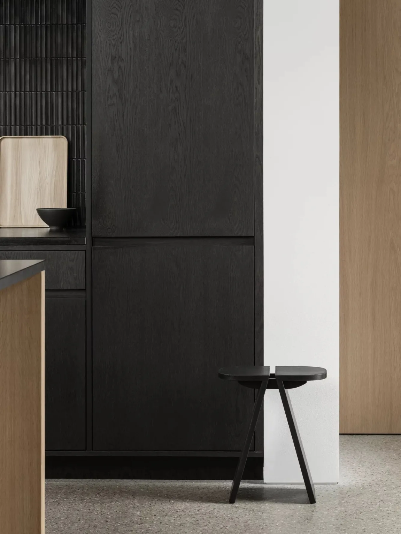 Blomus AVIO side table 38 x 23 cm - black oak (66694)