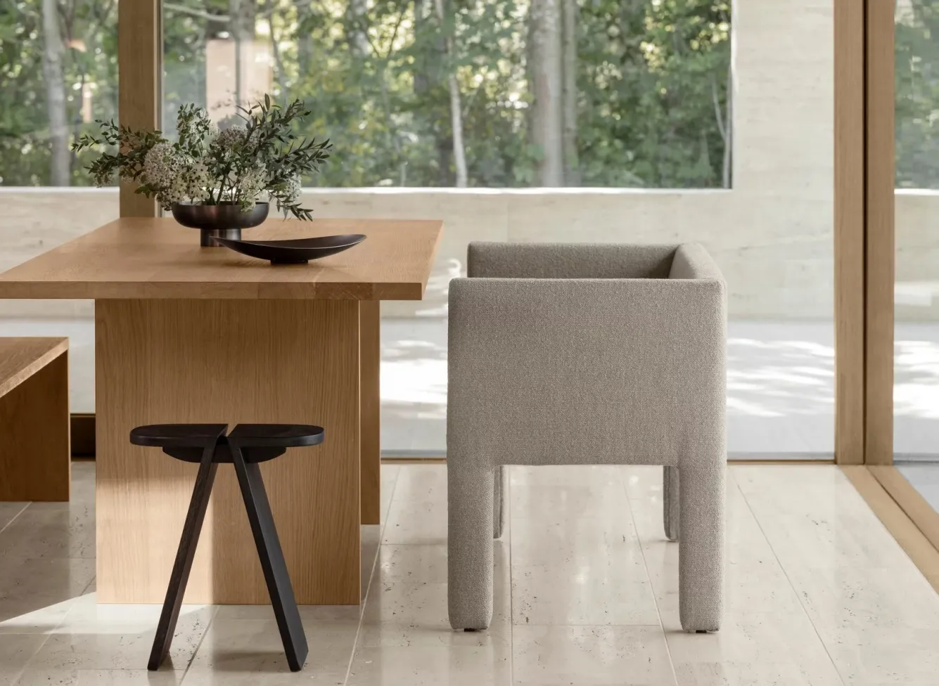 Blomus AVIO side table 38 x 23 cm - black oak (66694)