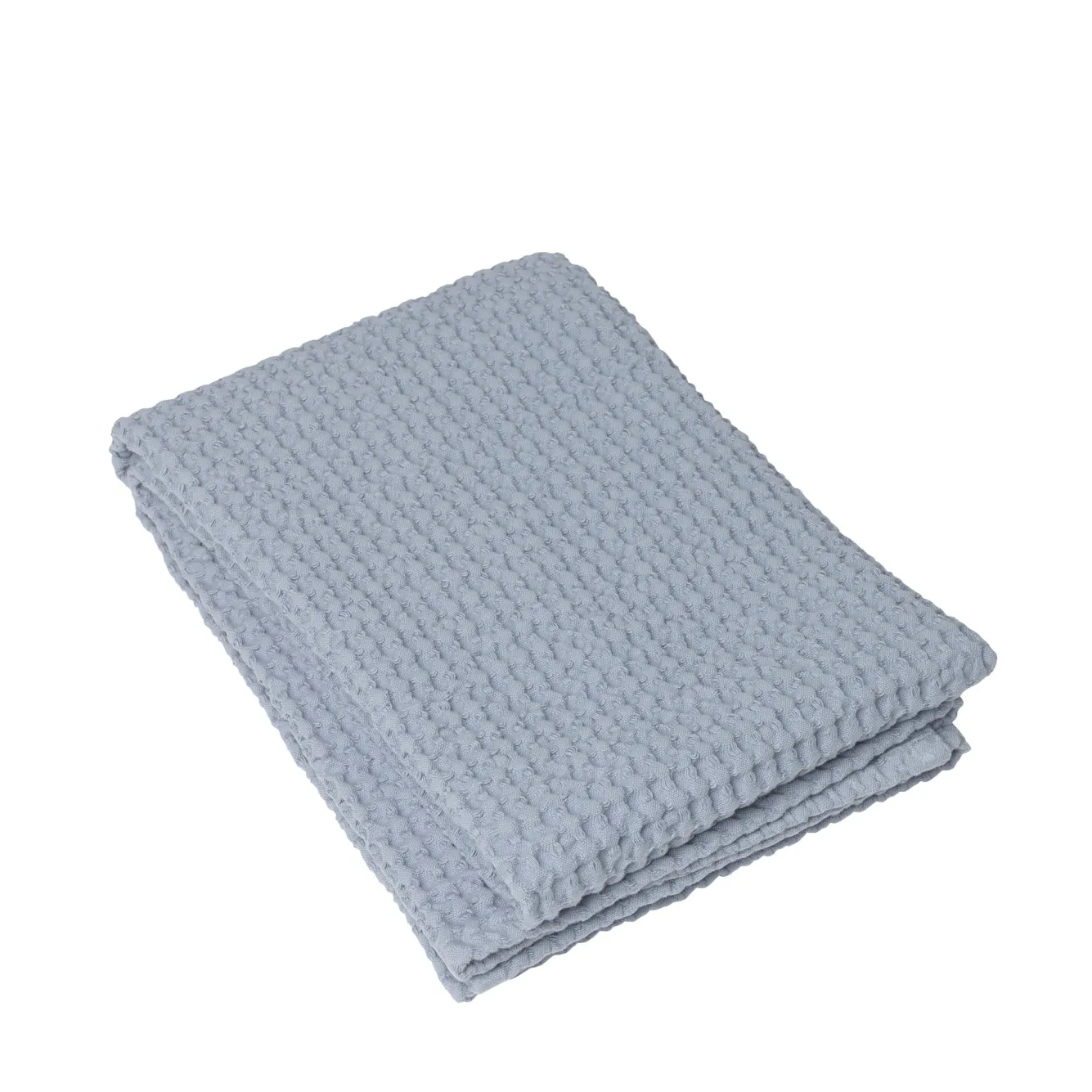 Blomus Bath towel CARO waffle pattern 70x140 cm color Ashley Blue (69182)