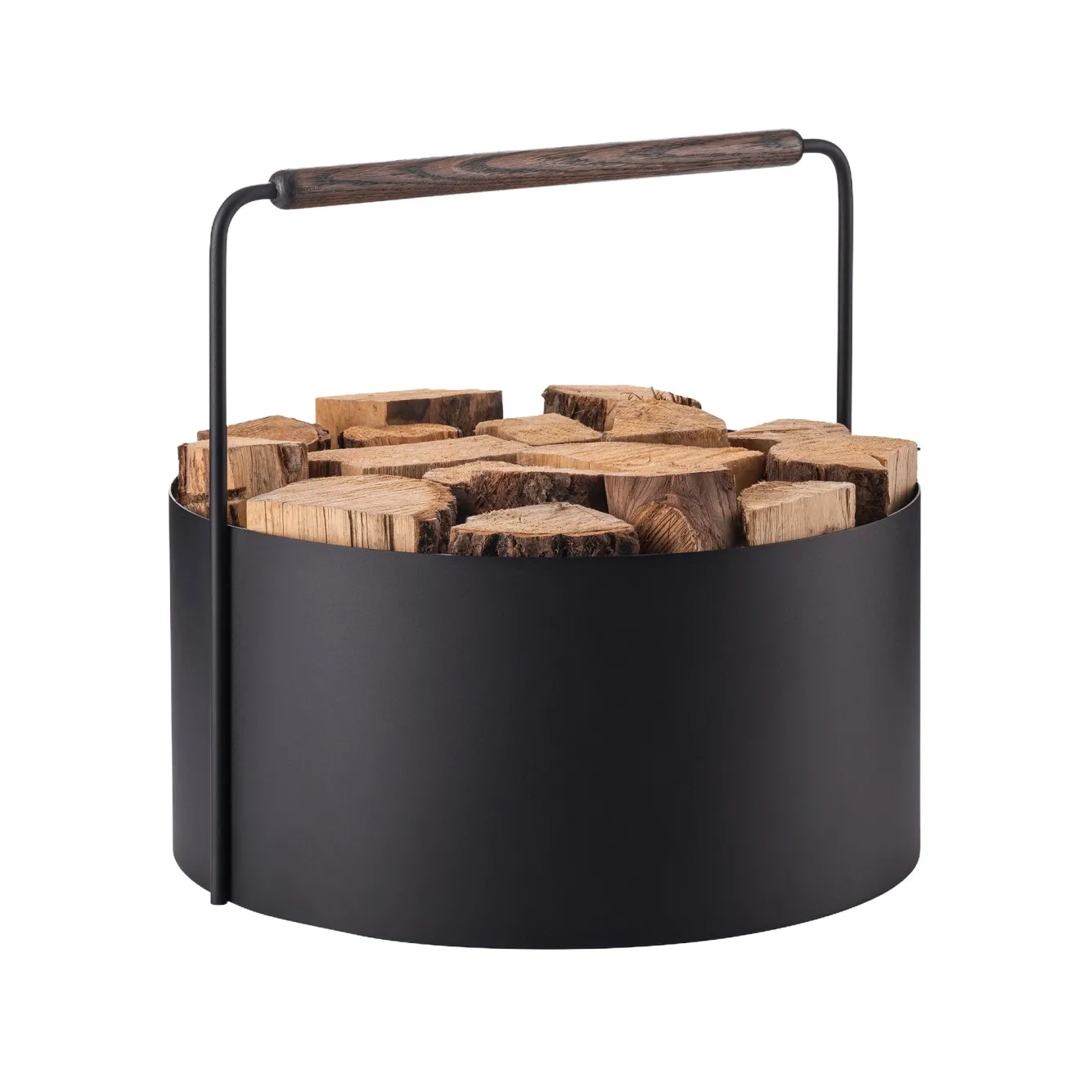 Blomus Blomus ASHI firewood basket brown large