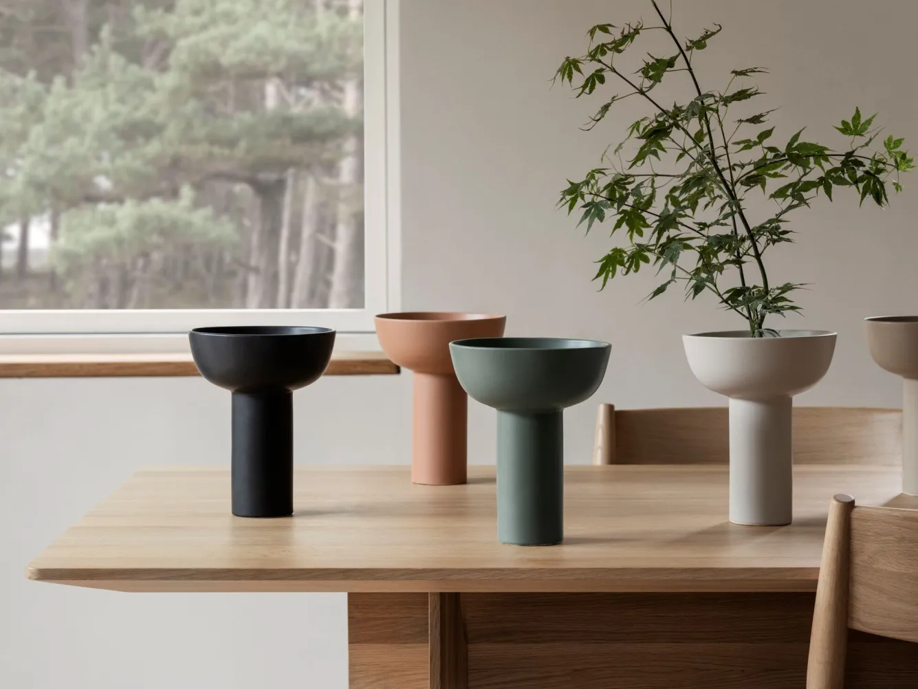 Blomus Blomus MIYABI vase Terracotta high