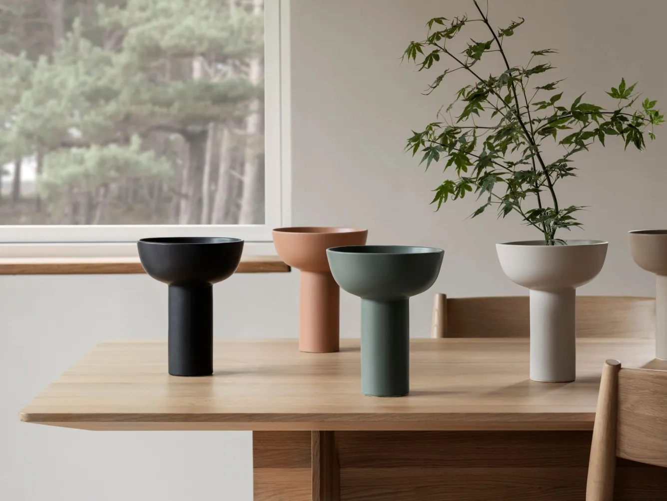 Blomus Blomus MIYABI vase Burned Metal high