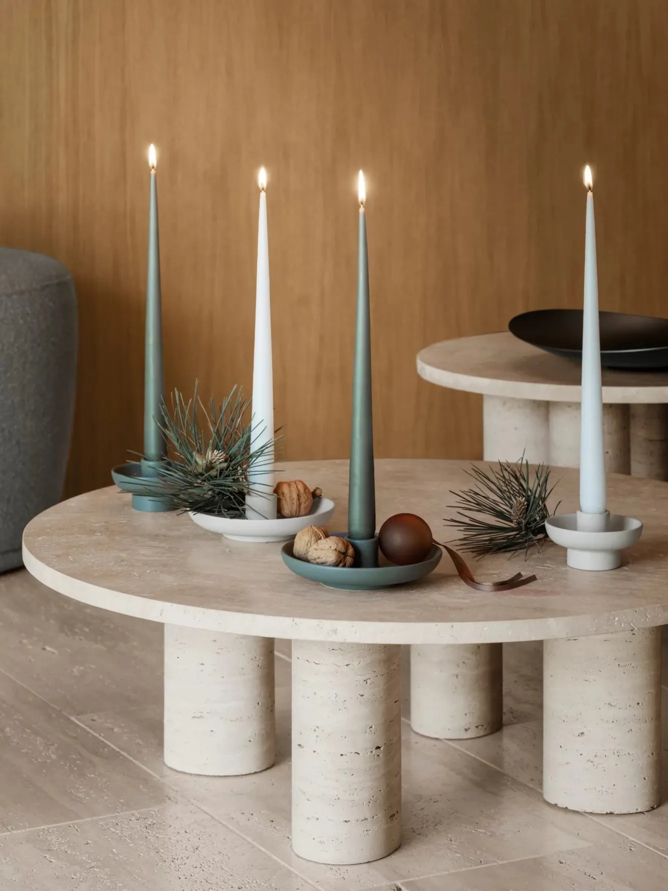 Blomus Blomus VELA candlestick Moonbeam medium